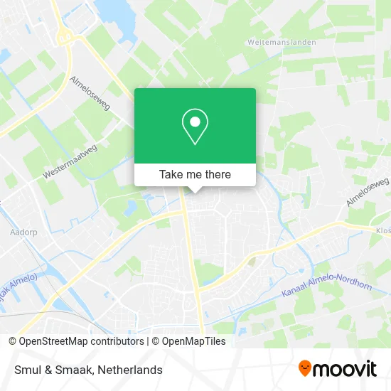 Smul & Smaak map