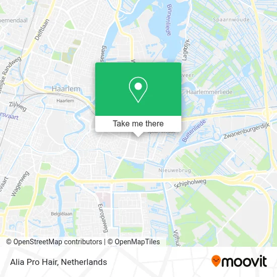 Alia Pro Hair map