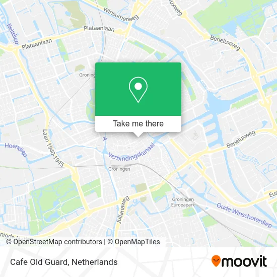 Cafe Old Guard map