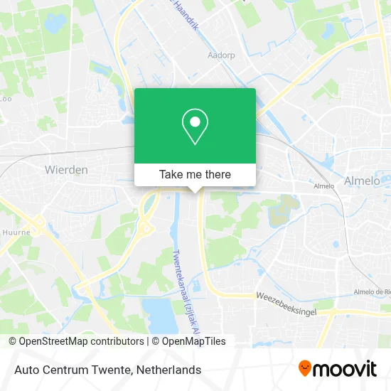 Auto Centrum Twente map