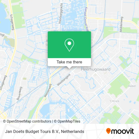 Jan Doets Budget Tours B.V. map