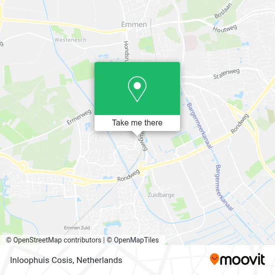 Inloophuis Cosis map