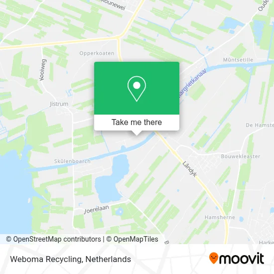 Weboma Recycling map
