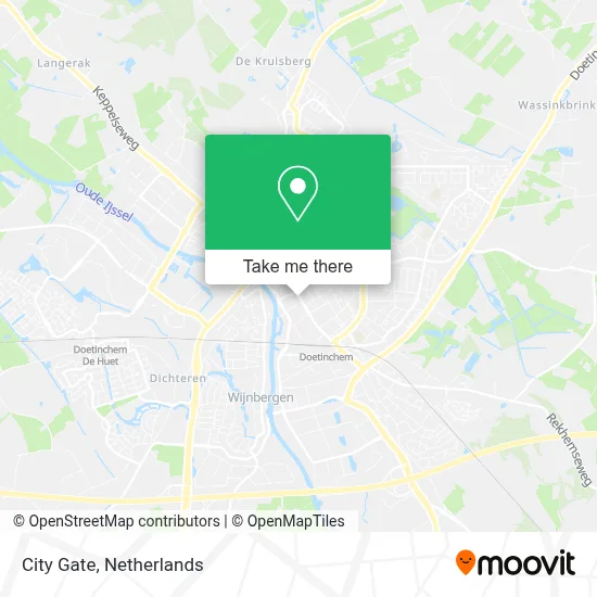 Stadspoort map