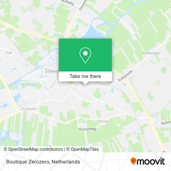 Boutique Zerozero map