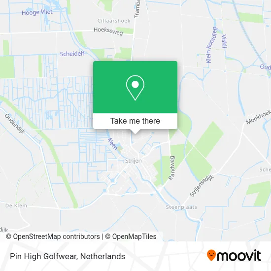 Pin High Golfwear map