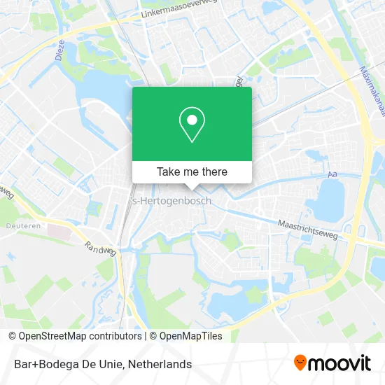Bar+Bodega De Unie map
