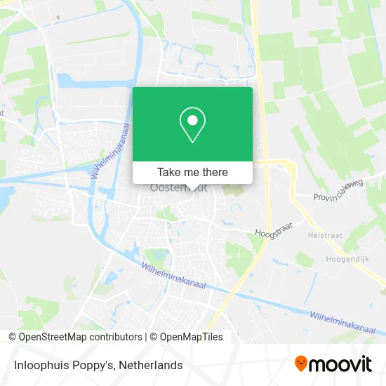 Inloophuis Poppy's map