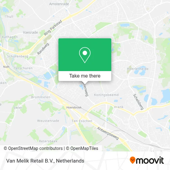 Van Melik Retail B.V. map