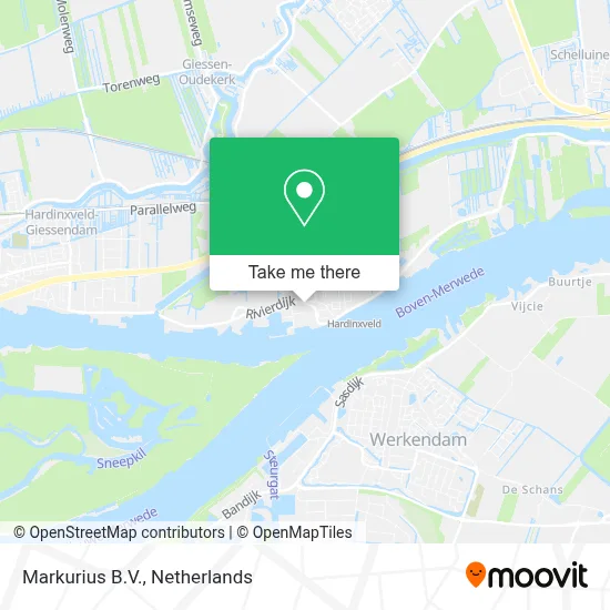 Markurius B.V. map