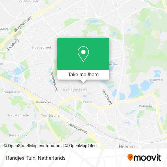 Randjes Tuin map