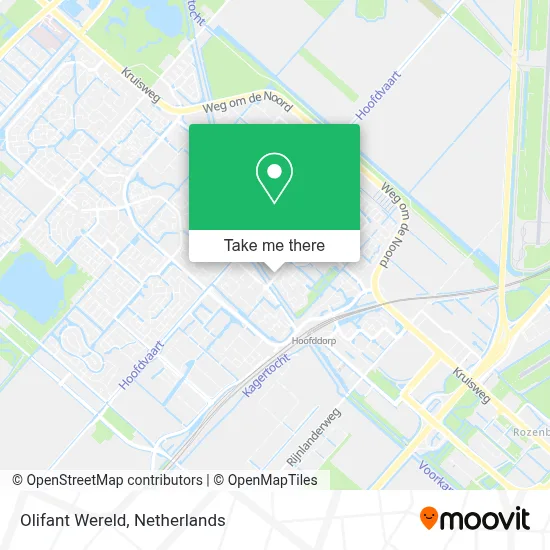 Olifant Wereld map
