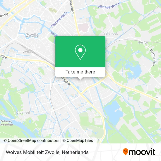 Wolves Mobiliteit Zwolle map