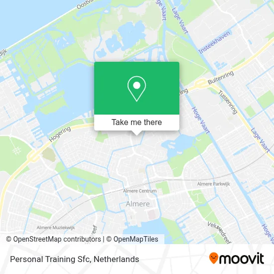 Personal Training Sfc map