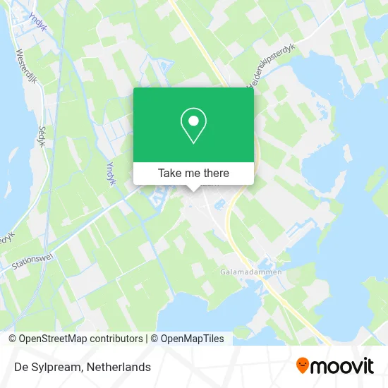 De Sylpream map