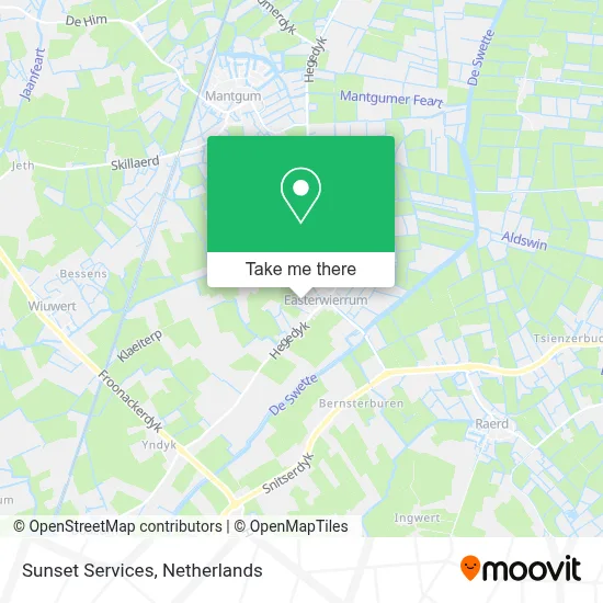 Sunset Services map