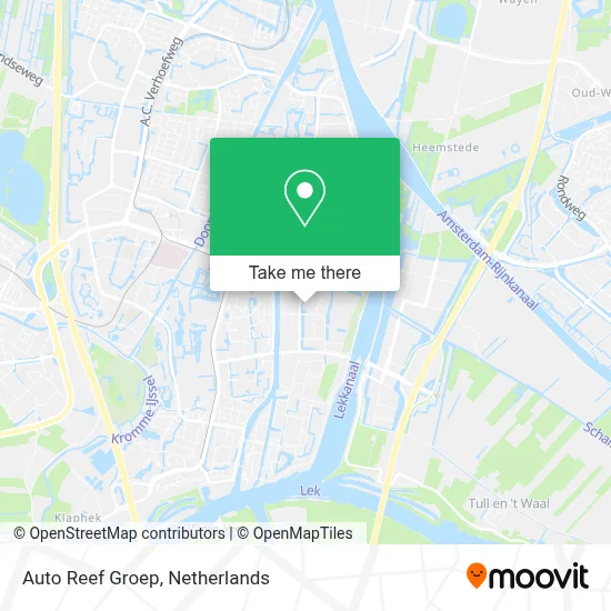Auto Reef Groep Karte
