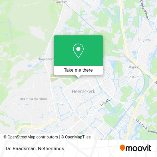 De Raadsman map