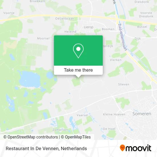 Restaurant In De Vennen map