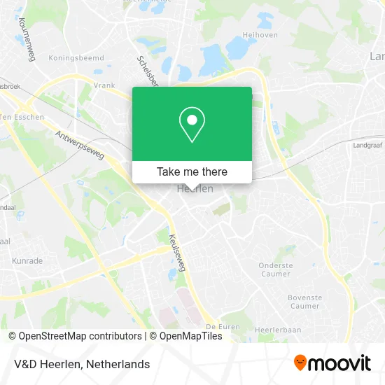 V&D Heerlen map