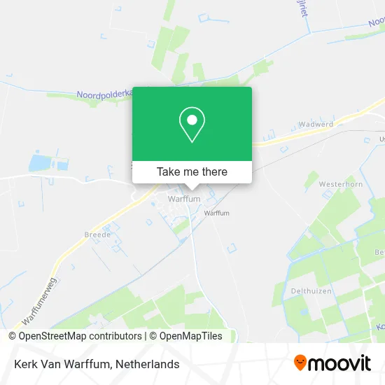 Kerk Van Warffum map