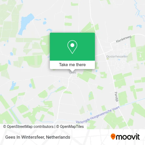 Gees In Wintersfeer map