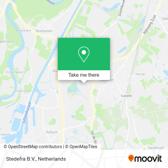 Stedefra B.V. map