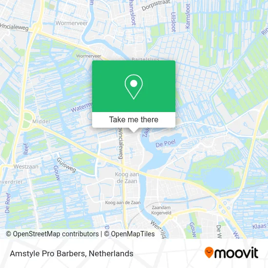 Amstyle Pro Barbers map