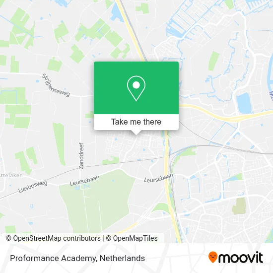 Proformance Academy map
