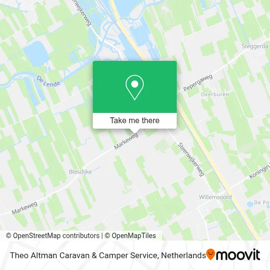 Theo Altman Caravan & Camper Service map