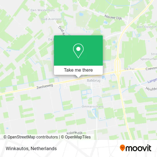 Winkautos map