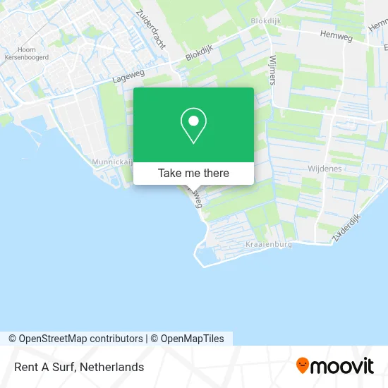 Rent A Surf map