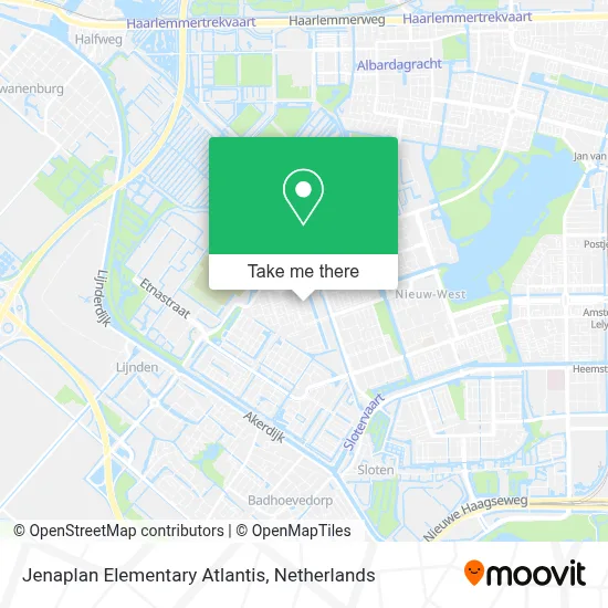 Jenaplan Elementary Atlantis map