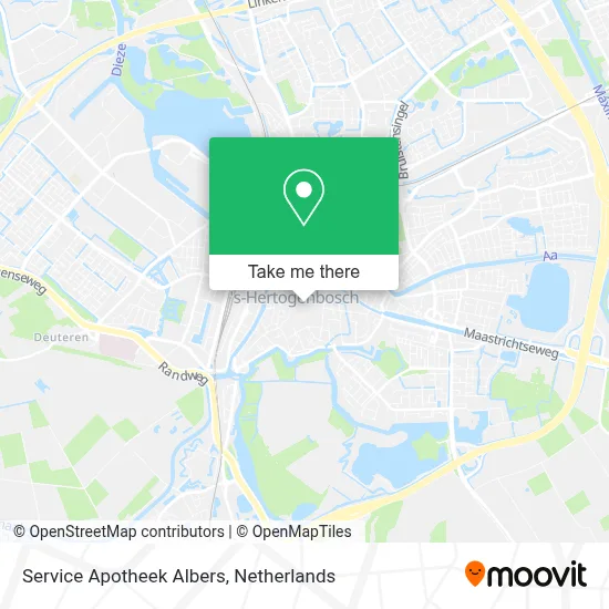 Service Apotheek Albers map
