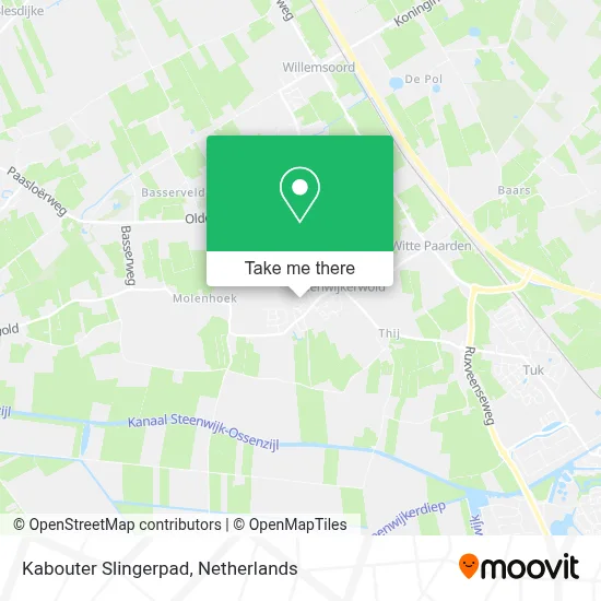 Kabouter Slingerpad map