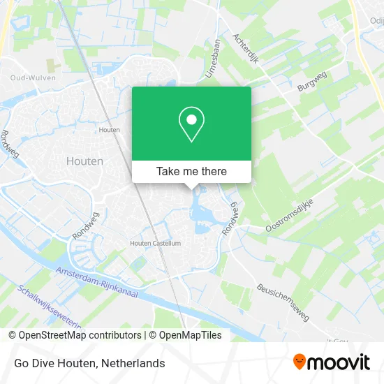 Go Dive Houten map