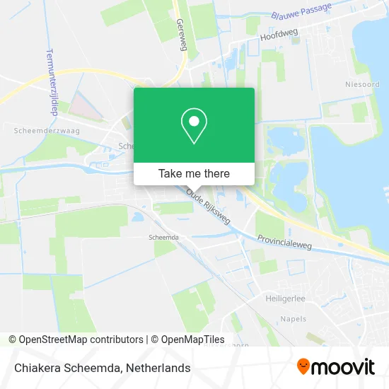 Chiakera Scheemda map