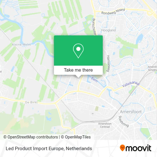 Led Product Import Europe map