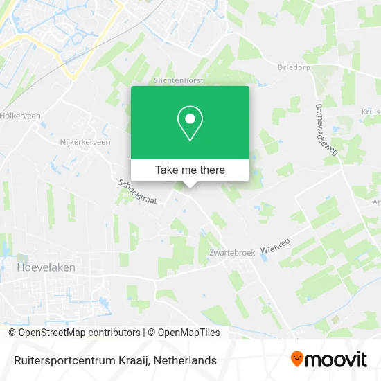 Ruitersportcentrum Kraaij map