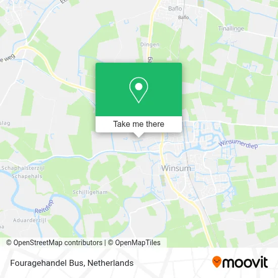 Fouragehandel Bus map