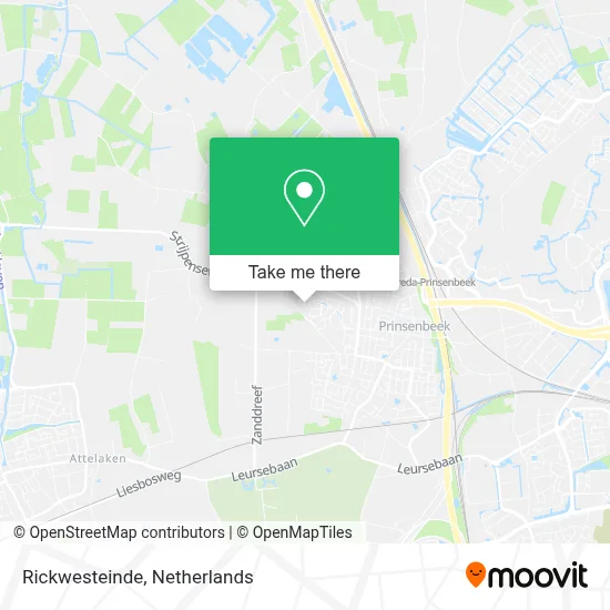 Rickwesteinde map