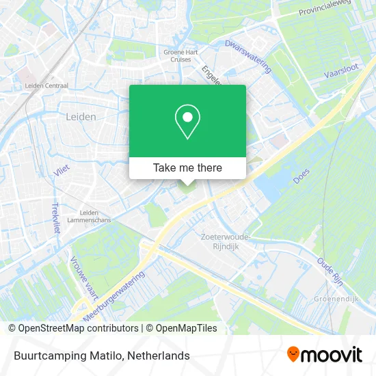 Buurtcamping Matilo map