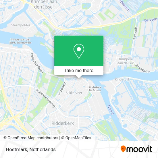 Hostmark map