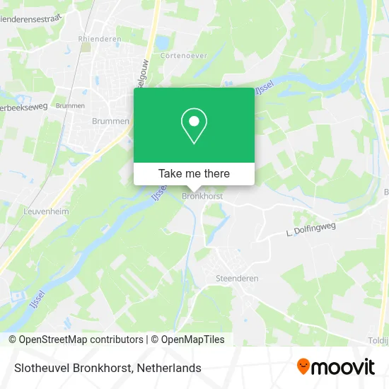 Slotheuvel Bronkhorst map