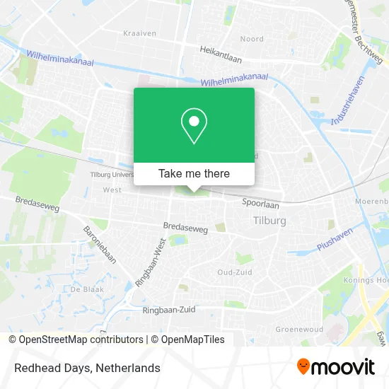 Redhead Days map