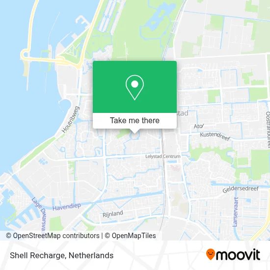 Shell Recharge map