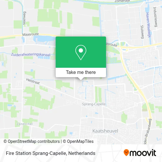 Fire Station Sprang-Capelle map