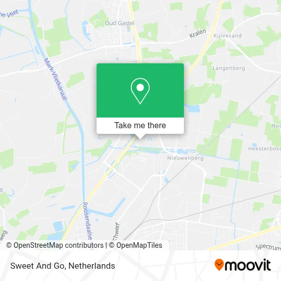 Sweet And Go map