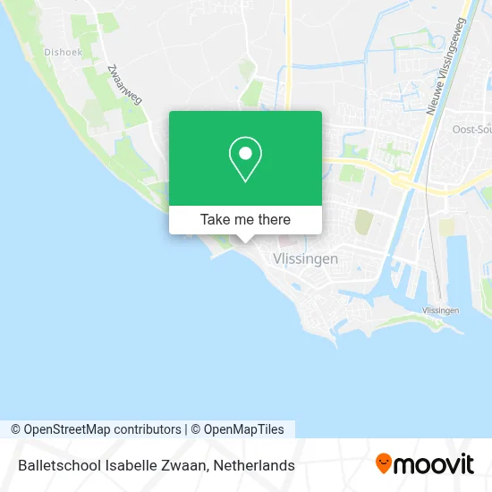 Balletschool Isabelle Zwaan map