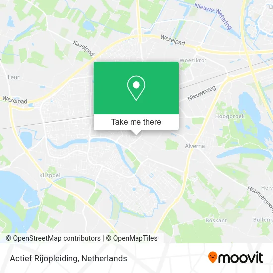 Actief Rijopleiding map